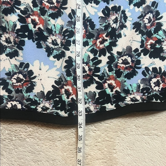 Xhilaration Black and Multicolor Floral Stretch Dress sz XL - Picture 7 of 10